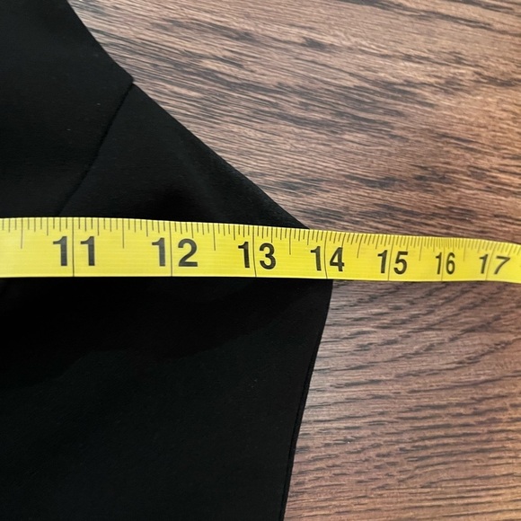 🧁black criss cross back tie flowy bottom dress - Picture 10 of 11